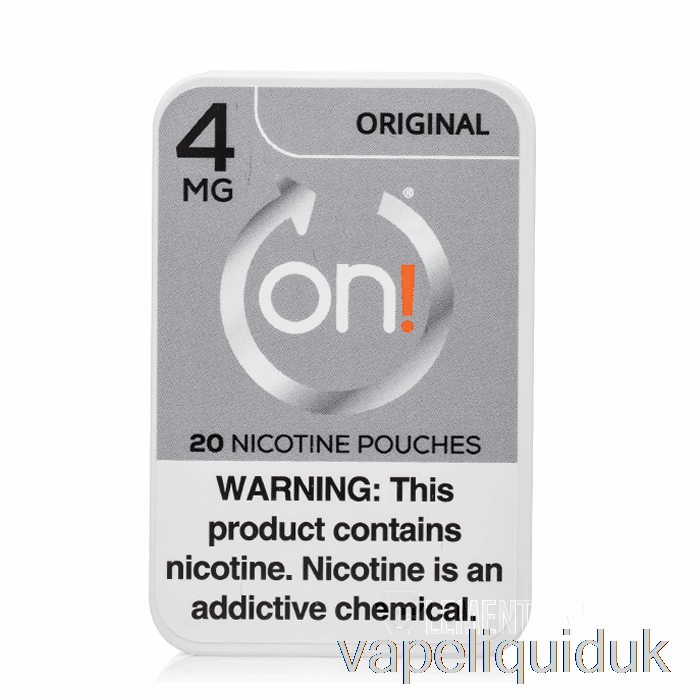ON! Nicotine Pouches - ORIGINAL 4mg Vape Juice